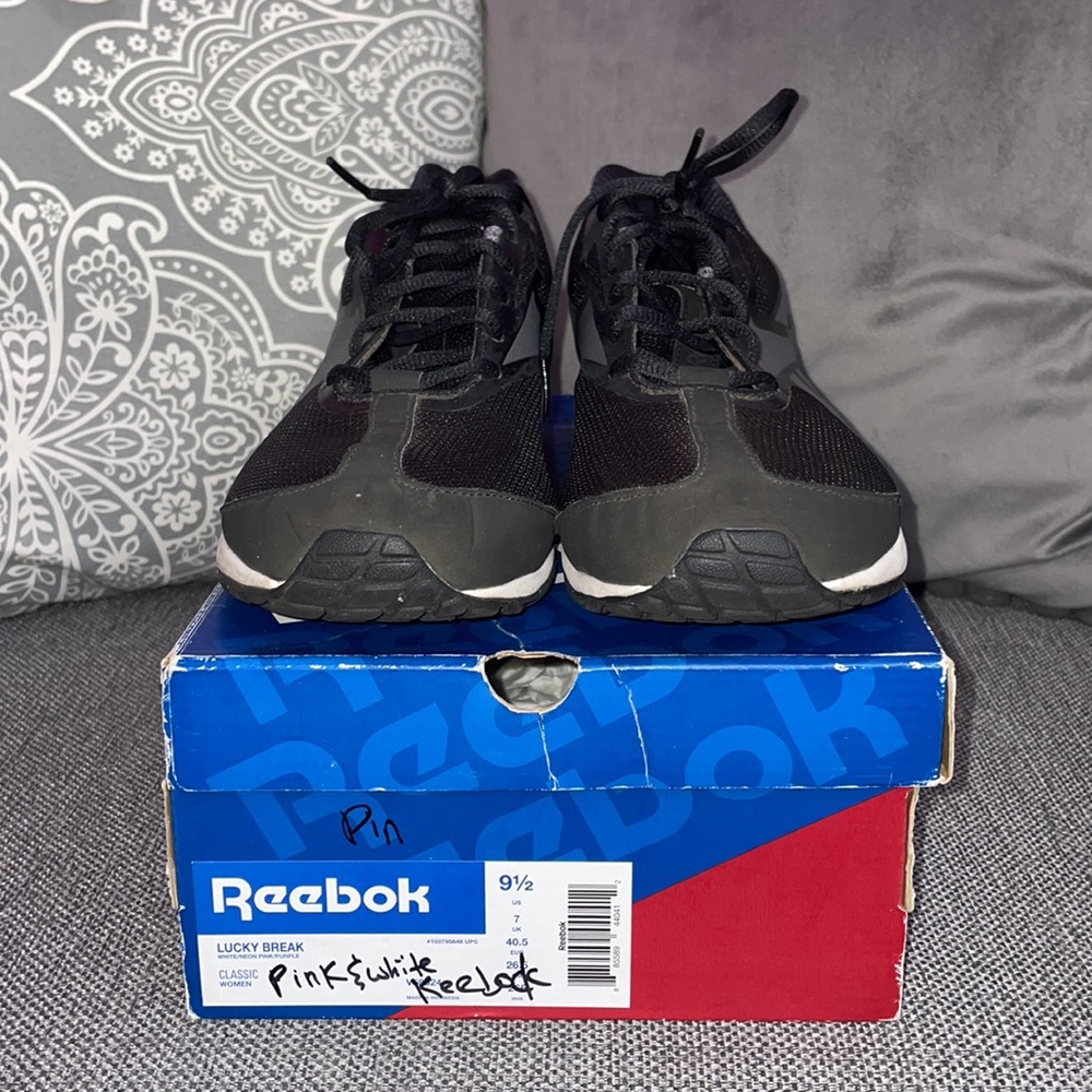 Reebok Black & White SlimTone Sneakers - Picture 5 of 5